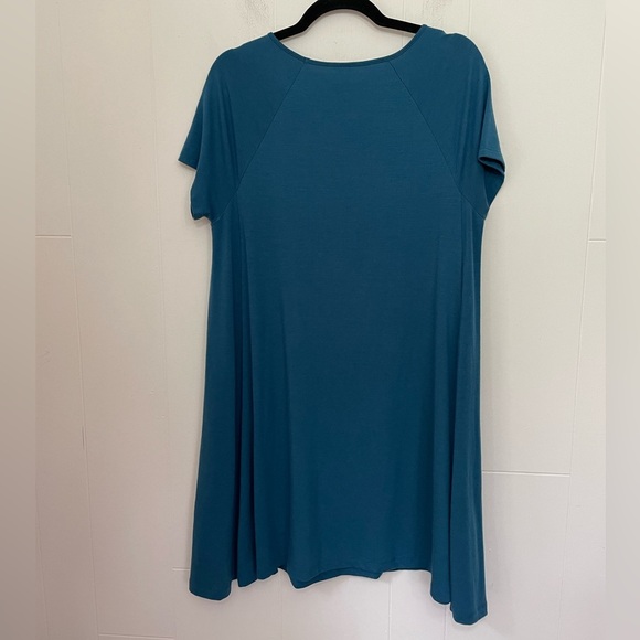 Old Navy Bundle Of 2 Jersey Knit Dresses ~ Teal & Coral ~ Women’s Size Large - Picture 3 of 16